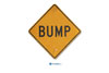 BUMP street Sign t shirt